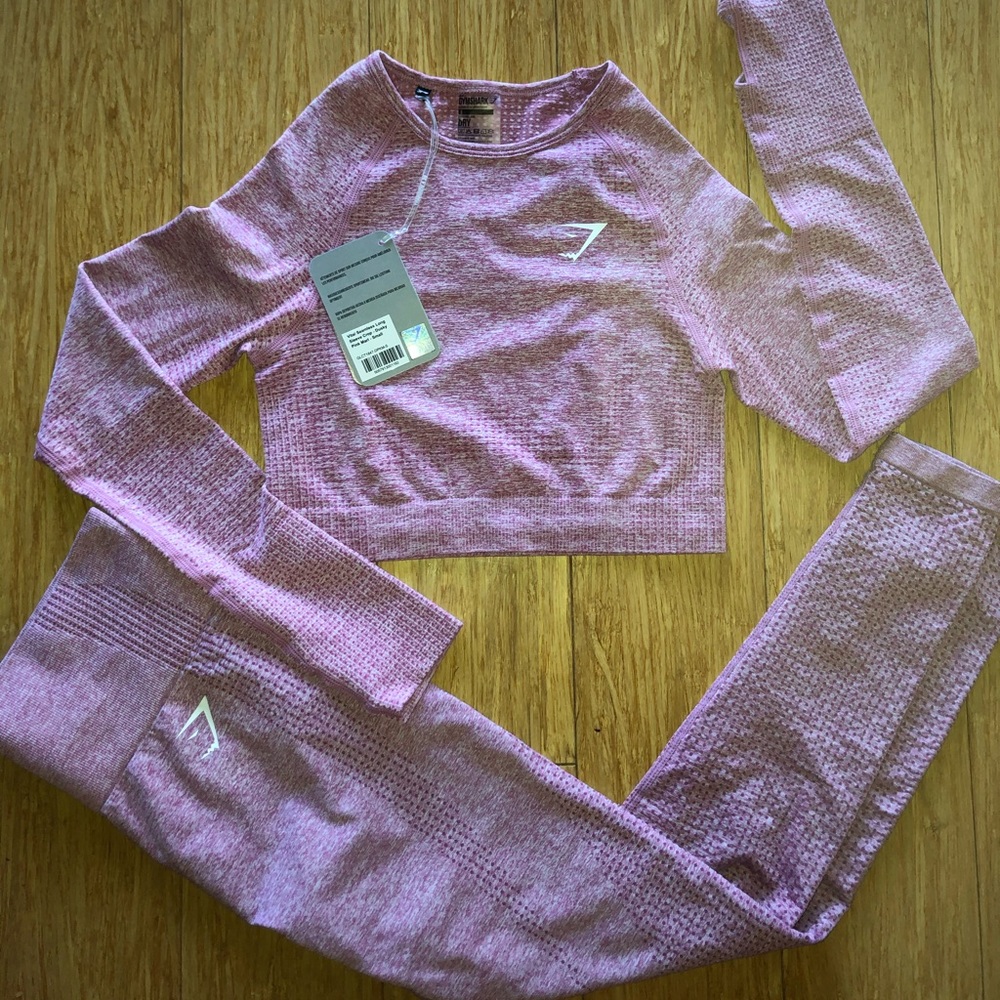 Vital Seamless Set - Dusky Pink Marl